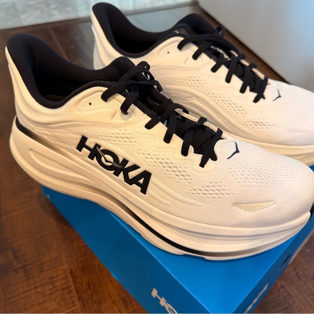 Hoka Men’s Bondi 9 White/Black